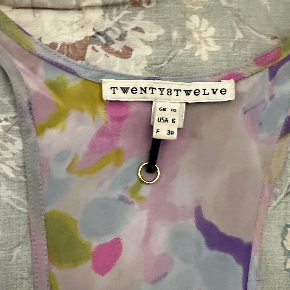 Twenty8Twelve Pastel Floral Dress in Silk - Picture 12 of 13